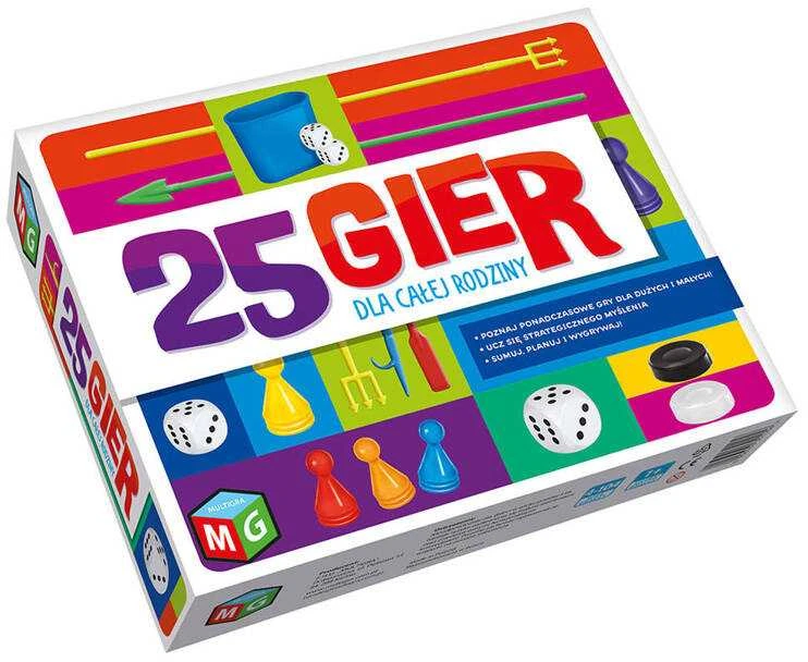 „Multigra“ stalo žaidimai, 25 žaidimai visai šeimai, GR0296