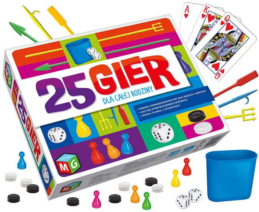 „Multigra“ stalo žaidimai, 25 žaidimai visai šeimai, GR0296