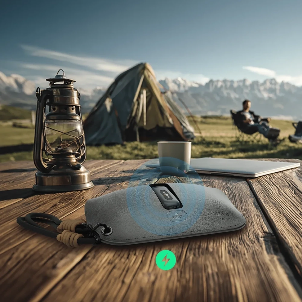 BoboVR CG2 3-in-1 išmanųjų akinių įkrovimo stotelė su segtuku 350 mAh ir dėklu - Juoda