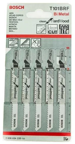 Bosch 5 siaurapj.pjūkleliai T 101 BRF