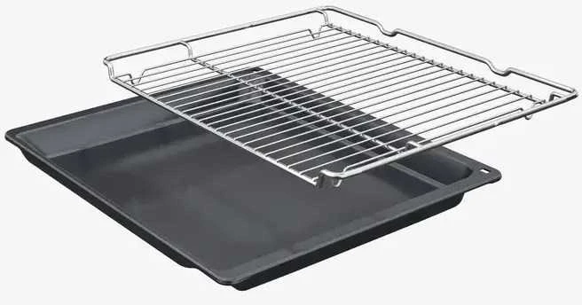 BOSCH HBA514BB3 orkaitė + BOSCH HEZ538000 vieno lygio teleskopiniai bėgeliai