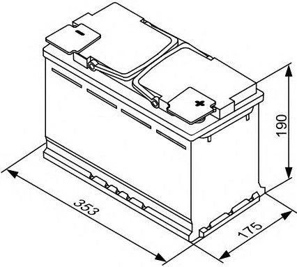 Akumuliatorius Bosch S5, 100 Ah, 830 A, 12 V
