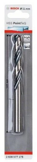 Grąžtas Bosch HSS TWIST DRILL BIT POINTTEQ 11.0MM