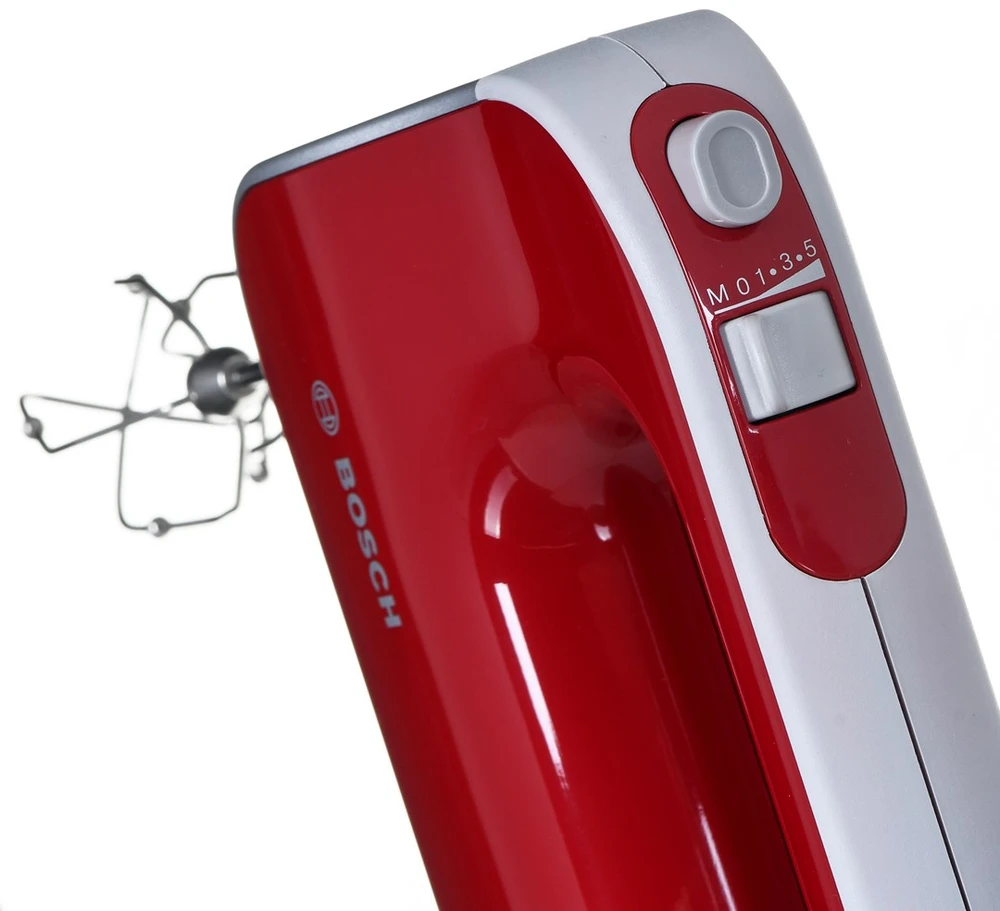 Bosch | Mixer | Styline MFQ40303 | Hand Mixer | 500 W | Greičių skaičius 5 | Turbo mode | Raudona