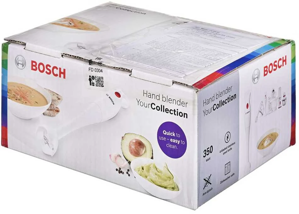Plakiklis Bosch MSMP1000 Rankinis trintuvas, YourCollection, 350 W, Baltas, giliai raudona