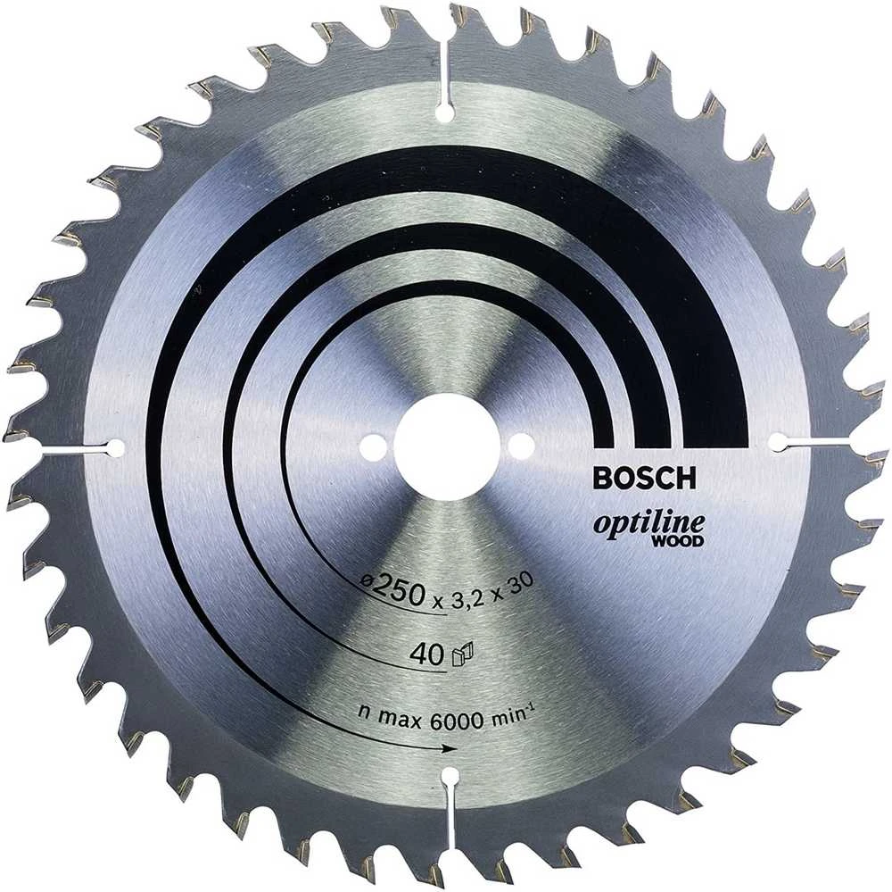 Bosch Disk.pjūkl.diskas 250x30m Optiline Wood