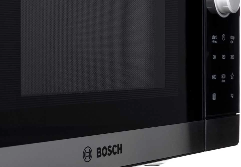 Bosch FFL023MS2 Serija 2, Laisvai statoma mikrobangų krosnelė, 44 x 26 cm, Nerūdijančio plieno