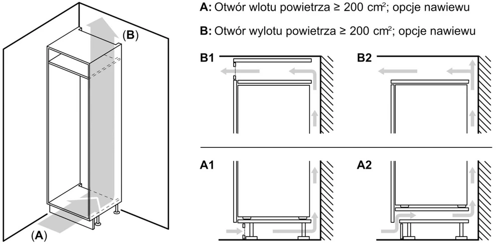 Įmontuojamasis šaldytuvas Bosch KIV87NSE0 177cm.