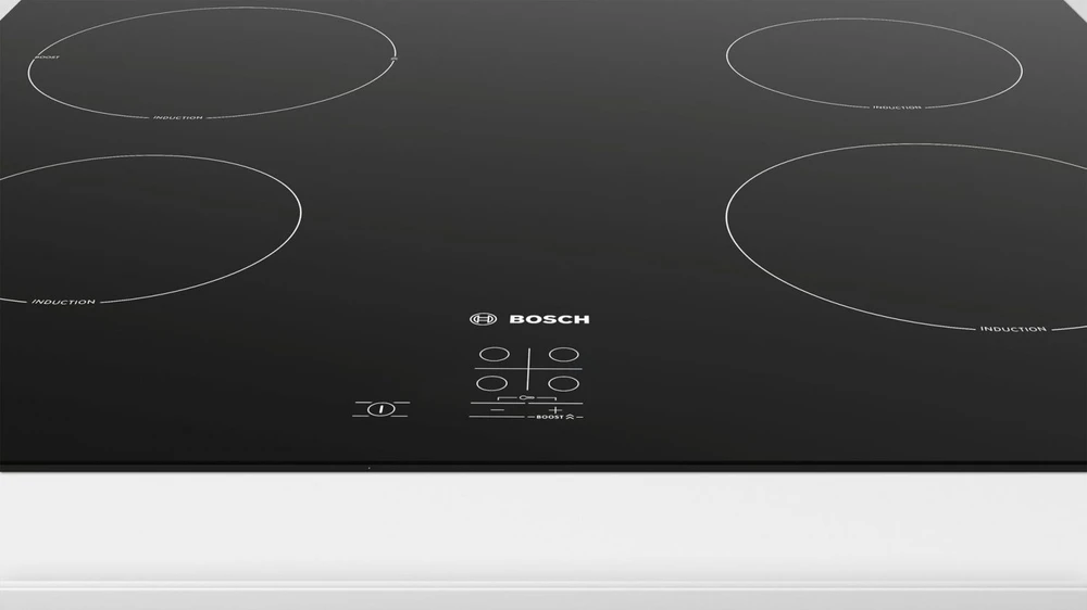 Bosch 2 serijos PUG61RAA5E kaitlentė Juodas Įmontuojama 60 cm Zonos indukcinė kaitlentė 4 zona(-os)