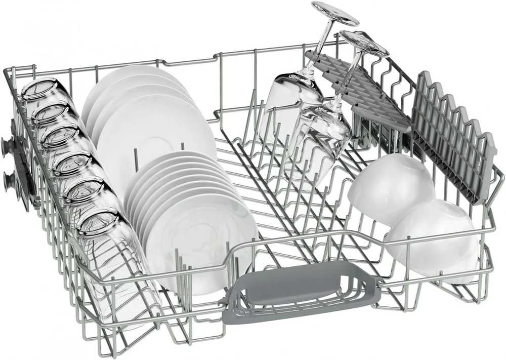 Bosch SMU2HVS06E Serija 2, Indaplovė, montuojama iš apačios, 60 cm, Šlifuotas plienas