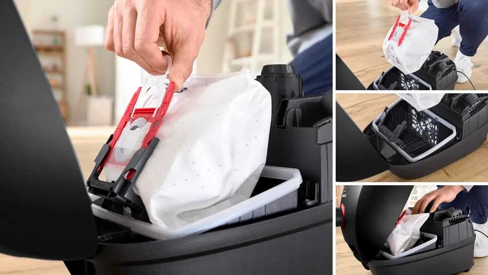 Bosch 4 serijos BGB41POW1 850 W juodas dulkių siurblys su maišeliu