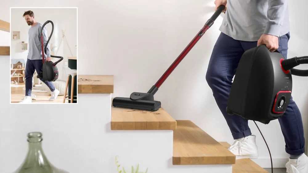 Bosch 4 serijos BGB41POW1 850 W juodas dulkių siurblys su maišeliu