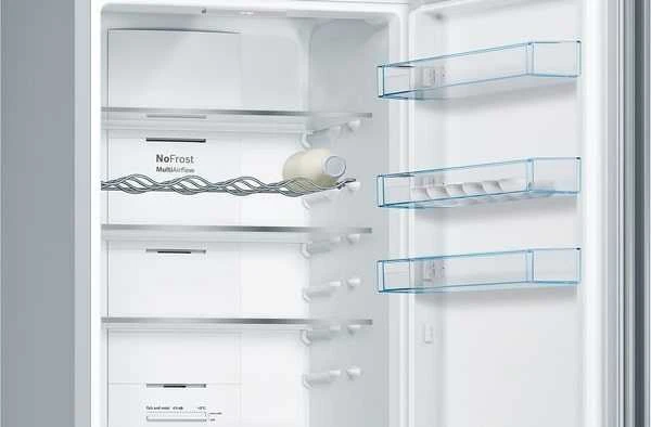 Bosch Serie 4 KGN39VIEB Šaldytuvas-Šaldiklis Freestanding 368 L E Stainless Steel