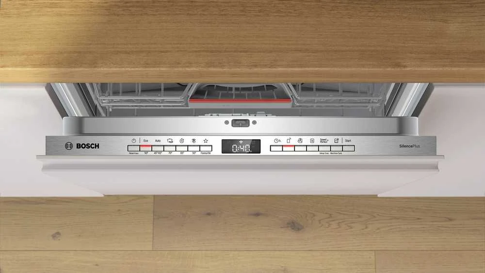 Bosch 4 serijos SMV4EVX00E indaplovė Pilnai įmontuojama 14 vietų komplektų C