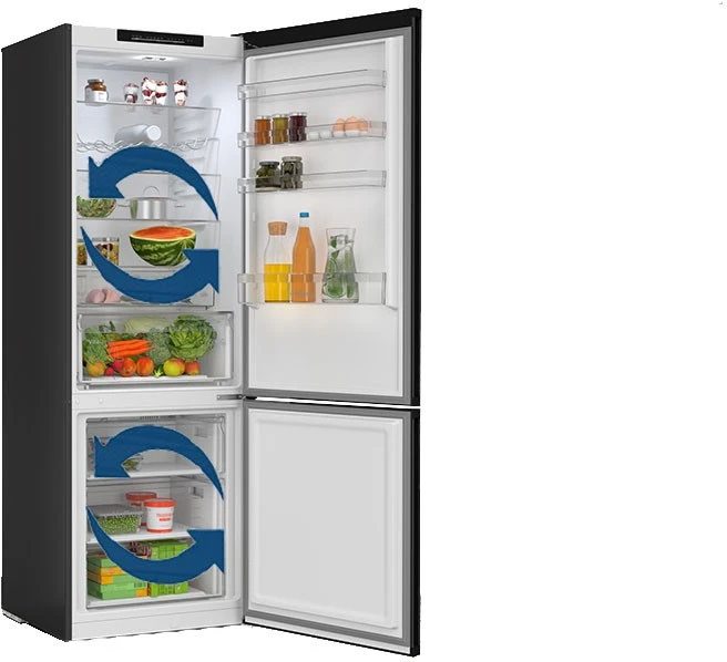 Bosch Serie 6 KGN39LBCF fridge-šaldiklis Freestanding 363 L C Juodas