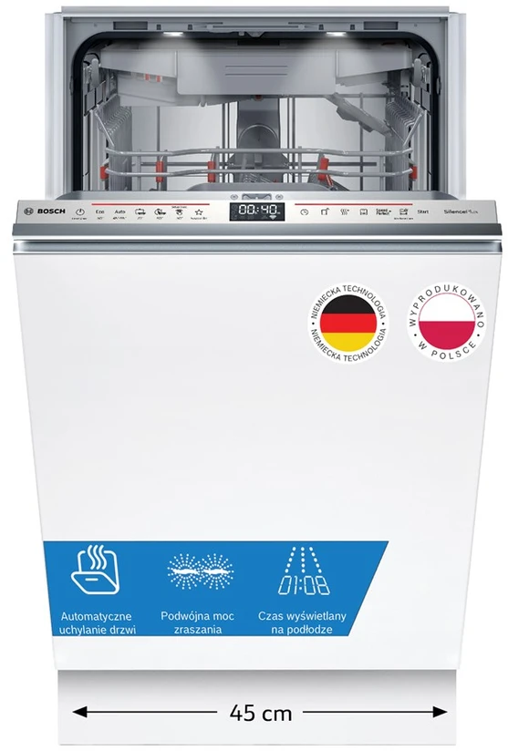 Bosch Serie 6 SPV6EMX09E indaplovė Pilnai įmontuojama 10 vietų komplektų B