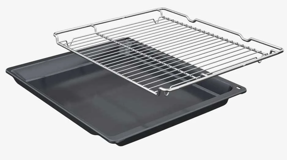 Įmontuojama kompaktiška orkaitė, Bosch CMG7241W1, su mikrobangų funkcija
