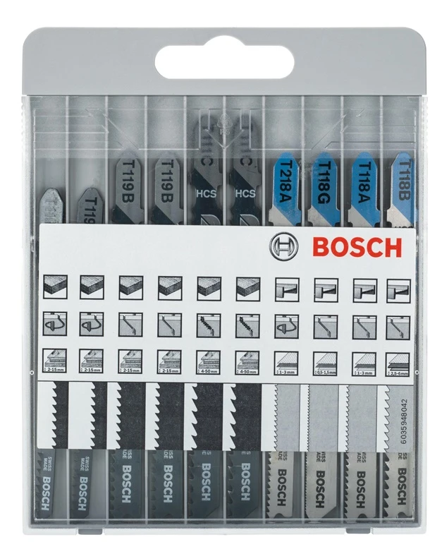 Bosch 10 Siaurapj.pjūkl. kompl. X-Pro Line