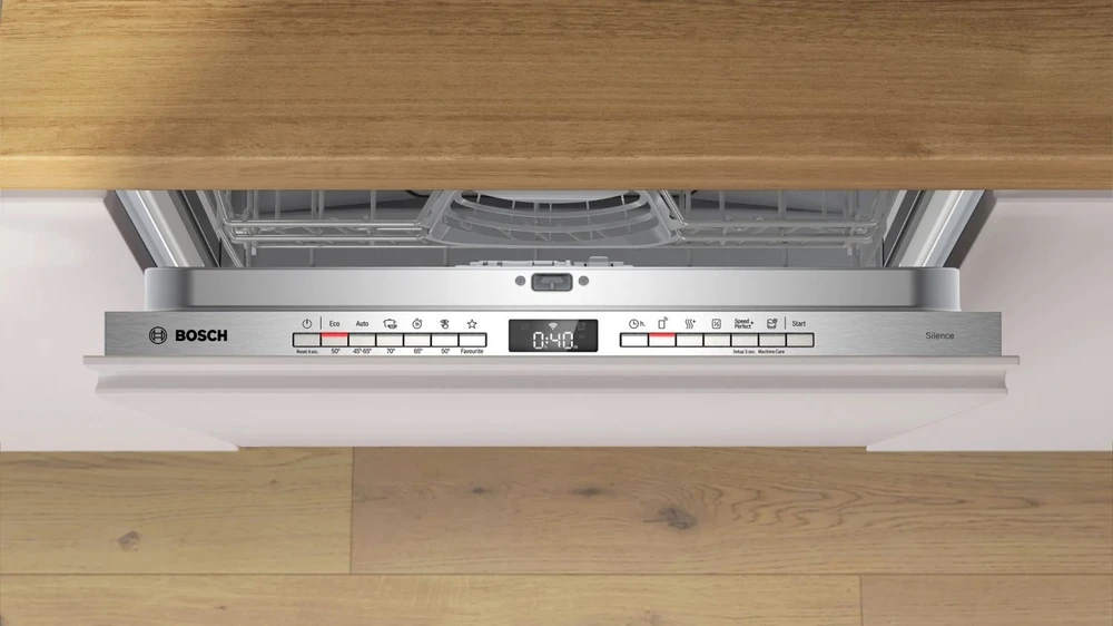 BOSCH SMH4HVX11E built-in indaplovė, fully integrated, 60 cm, Vario sliding hinges
