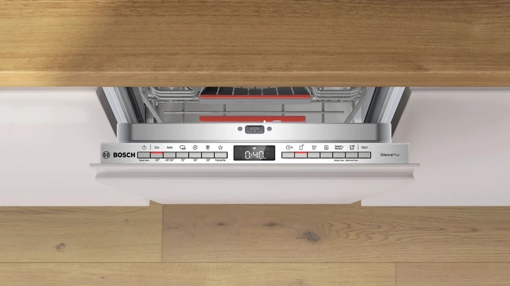 Bosch SPV4HMX13E indaplovė Pilnai įmontuojama 10 vietų komplektų