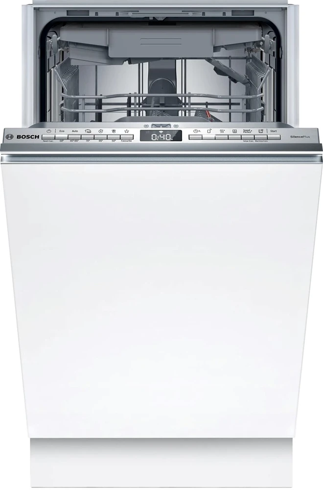 Bosch SPV4HMX13E indaplovė Pilnai įmontuojama 10 vietų komplektų