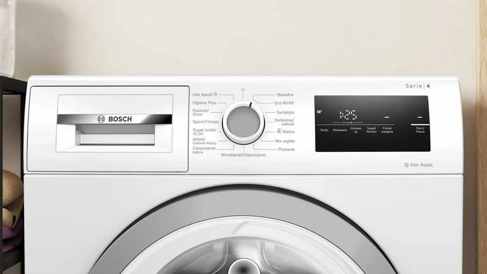 Bosch WAN2813APL Series 4 skalbimo mašina priekyje 8kg 1400 aps./min Baltas