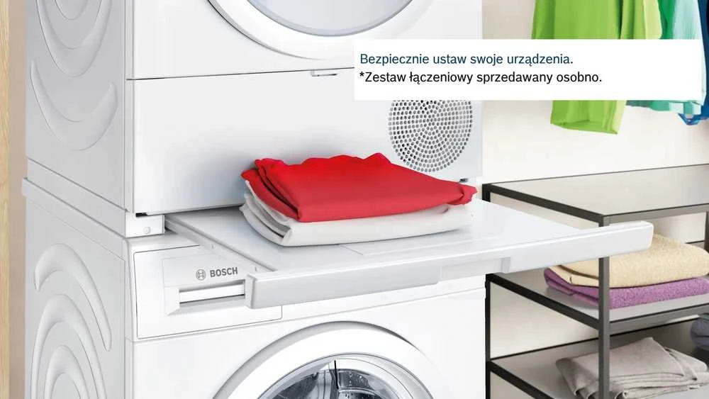 BOSCH WTH86277PL drabužių džiovyklė su šilumos siurbliu, 8kg Balta