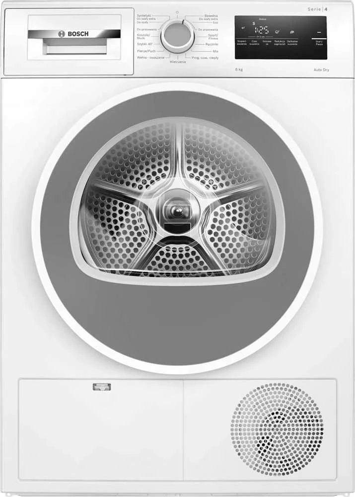 BOSCH WTH86277PL drabužių džiovyklė su šilumos siurbliu, 8kg Balta
