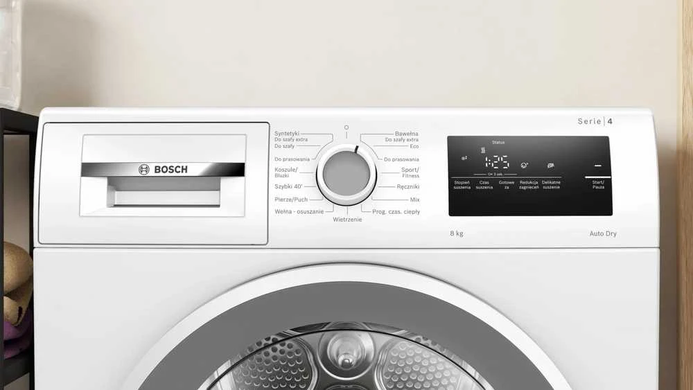 BOSCH WTH86277PL drabužių džiovyklė su šilumos siurbliu, 8kg Balta