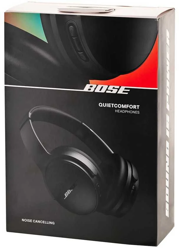 Belaidės ausinės Bose QuietComfort, Juodos spalvos