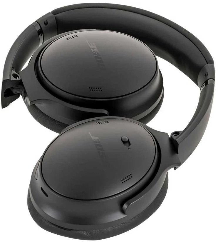 Belaidės ausinės Bose QuietComfort, Juodos spalvos