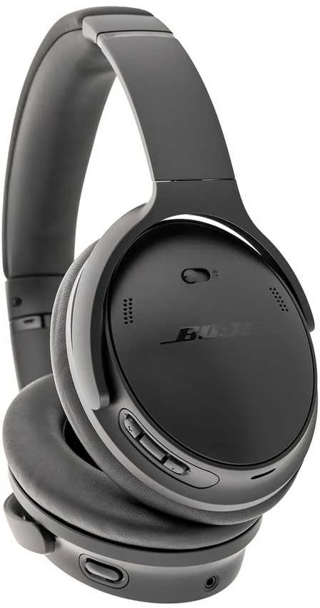 Belaidės ausinės Bose QuietComfort, Juodos spalvos
