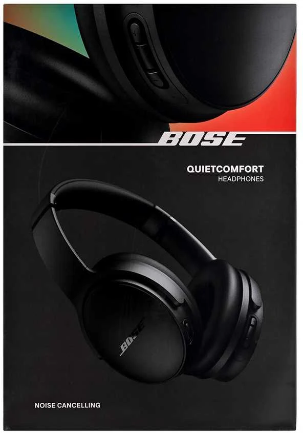 Belaidės ausinės Bose QuietComfort, Juodos spalvos