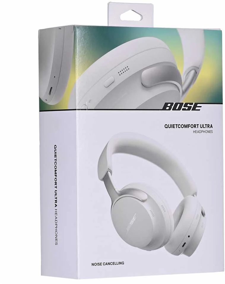 Belaidės ausinės Bose QuietComfort Ultra, Baltos