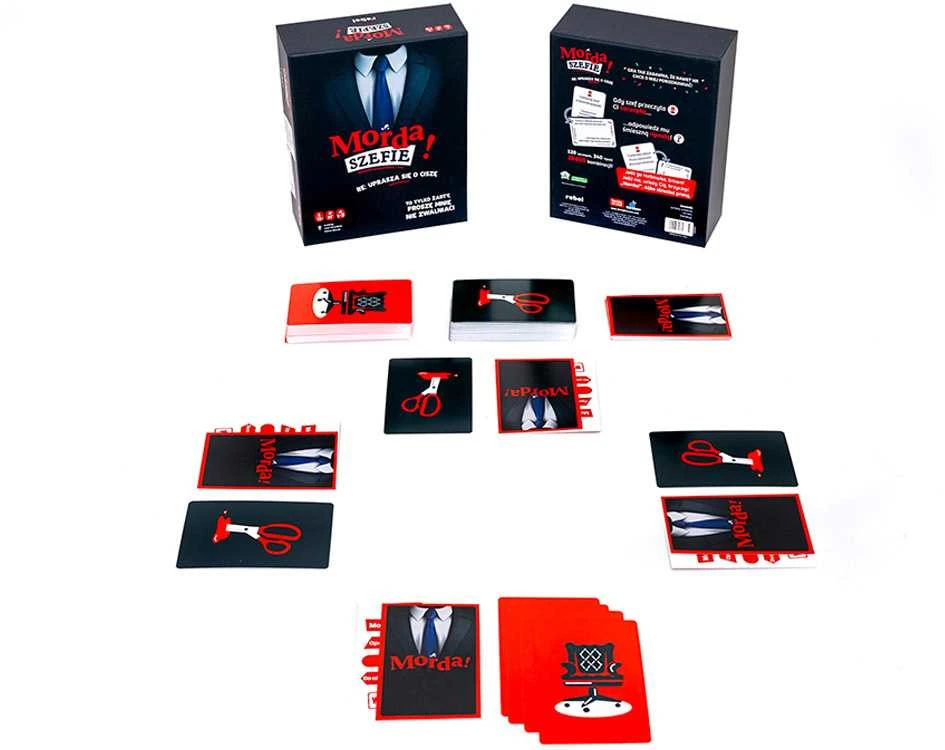 Rebel Sukilėlių kortų vakarėlio žaidimas Morda, bose! - Neatleisk! 18+ GR0753