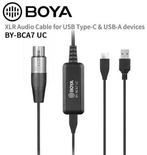 „Boya XLR“ prie „Lightning“ adapterio BY-BCA7