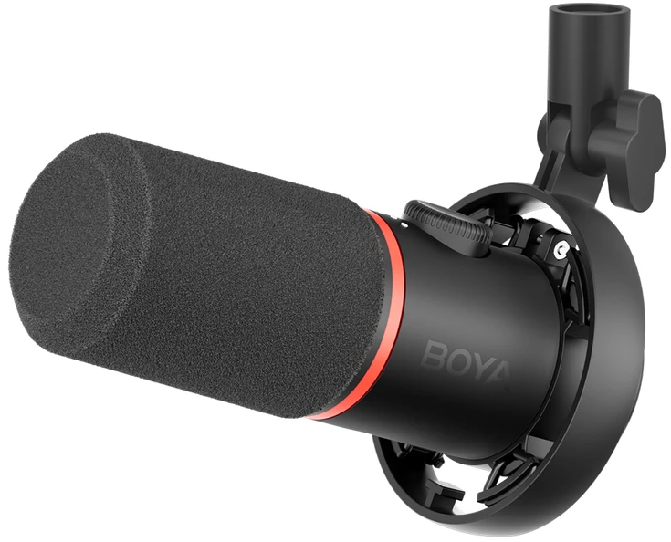 BOYA CastMic S60 laidinis dinaminis žaidimų mikrofonas USB XLR - Juodas