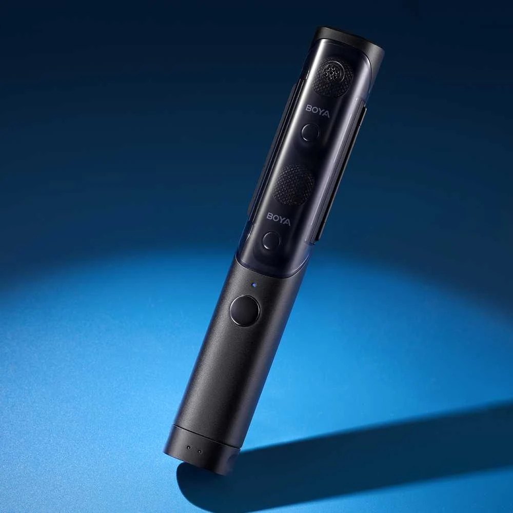 Mikrofonas BOYA MAGIC-02 belaidis 2.4GHz USB-C - juoda