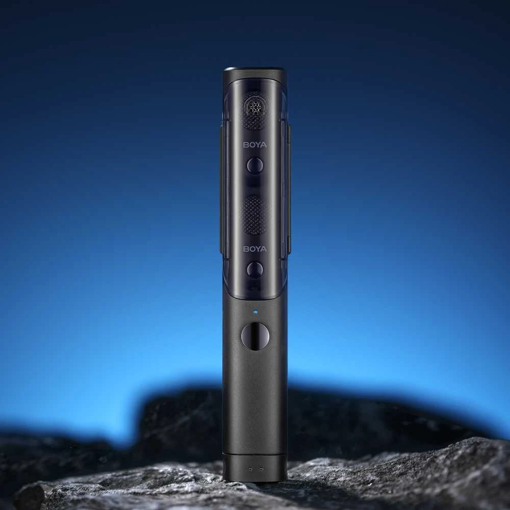 Mikrofonas BOYA MAGIC-02 belaidis 2.4GHz USB-C - juoda