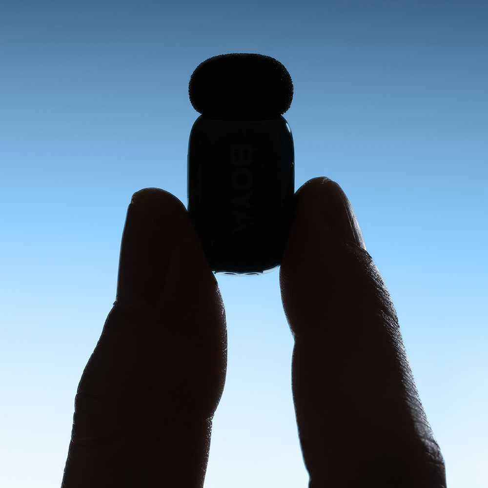 Mikrofony BOYA mini 2-02 belaidės 2.4GHz USB-C - juoda