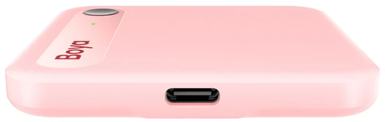 Diktofonas BOYA Notra Neo Voice Recorder with AI Transcription - Rožinė