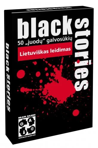 Brain_Games BRAIN GAMES kortų žaidimas Juodas Stories LT, 93126