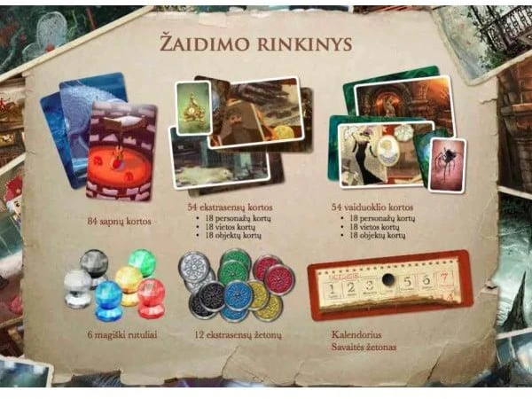 BRAIN GAMES stalo žaidimas Mysterium