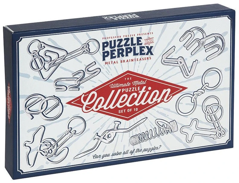 Brain_Games Stalo žaidimas Professor Puzzle Perplex rinkinys iš 10 vnt.