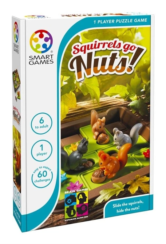 Brain Games SMART GAMES žaidimas Voverės eina riešutauti, SG425