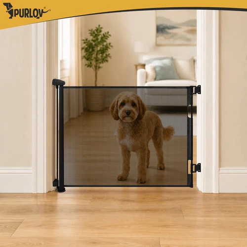 Door safety gate - juodas Purlov
