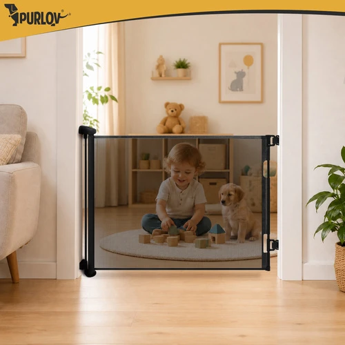 Door safety gate - juodas Purlov