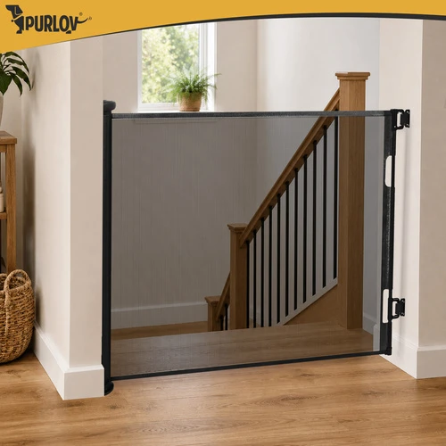 Door safety gate - juodas Purlov