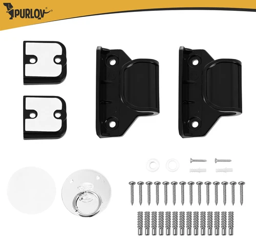 Door safety gate - juodas Purlov
