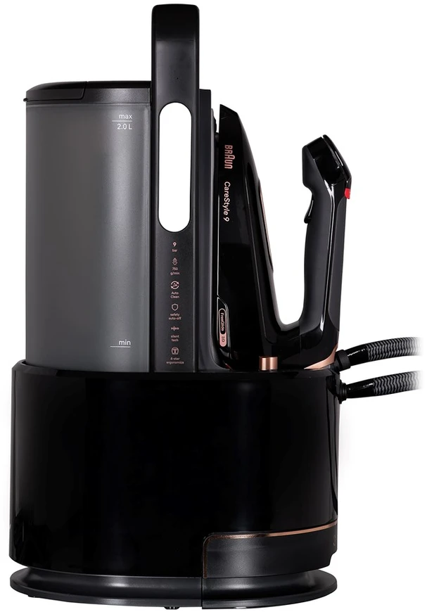 Braun CareStyle 9 IS 9090 BK 2700 W 2 L EloxalPlus soleplate Juodas, Copper